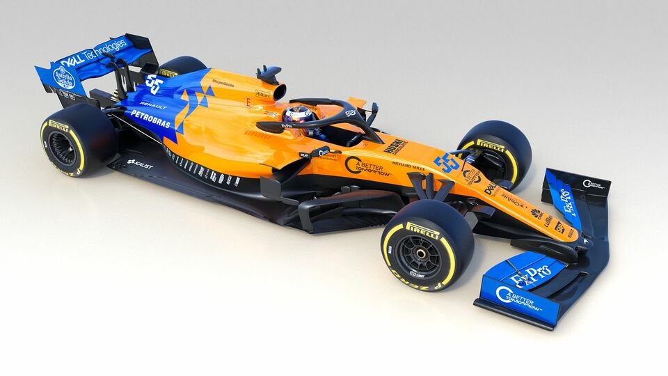 McLaren präsentiert den neuen MCL34, und addiert blau zu orange, Foto: McLaren