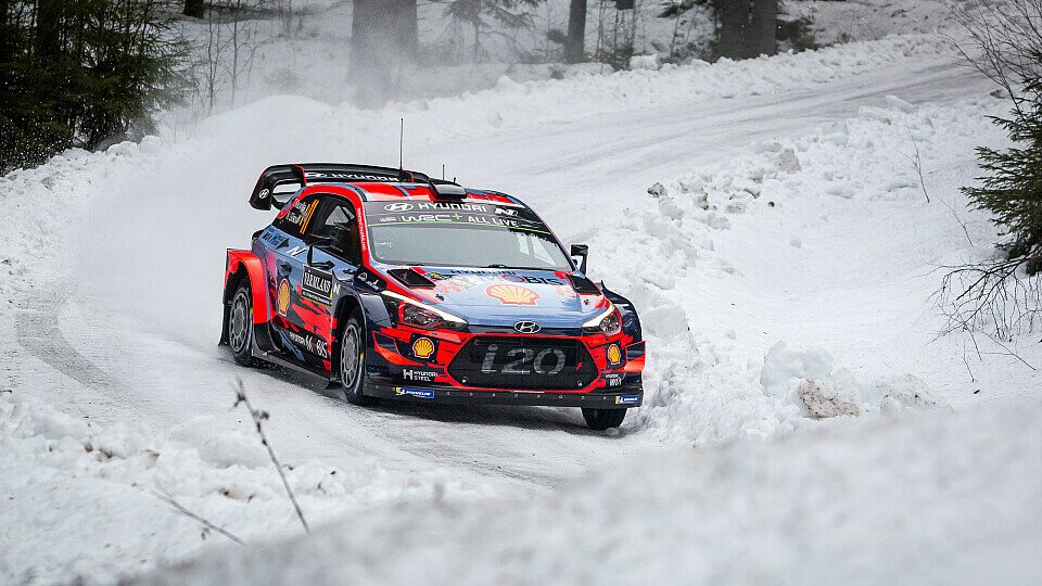 Die Rallye Schweden ist das einzige reine Winterevent im WRC-Kalender, Foto: Hyundai