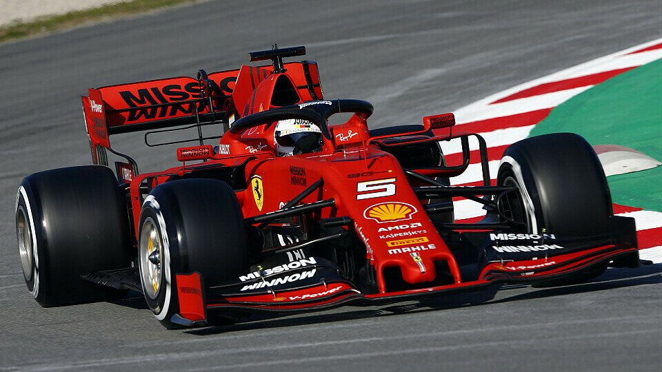 Ferrari-Star Sebastian Vettel führt den ersten Test der Formel 1 2019 an, Foto: LAT Images