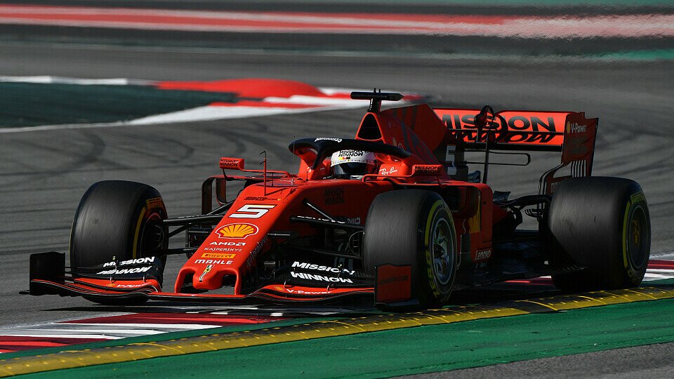 Sebastian Vettel sicherte Ferrari beim ersten Tag der Formel-1-Testfahrten 2019 in Barcelona die Bestzeit, Foto: LAT Images