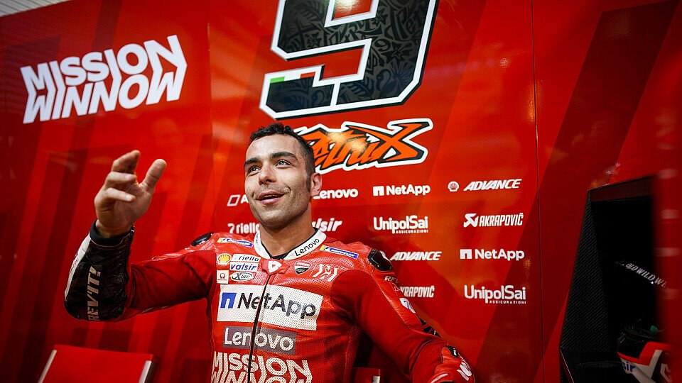 Danilo Petrucci wird auch 2020 in Ducati-Rot starten, Foto: Ducati