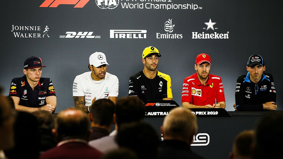 Die erste FIA-Pressekonferenz der F1-Saison 2019 war hochkarätig besetzt, Foto: LAT Images