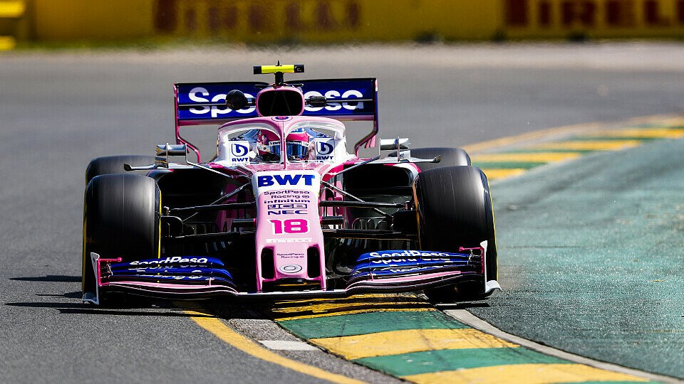 Lance Stroll war in den Formel-1-Trainings in Melbourne der schnellere Racing-Point-Pilot, Foto: LAT Images