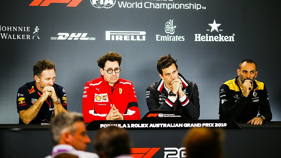 Die Teamchef-Pressekonferenz der Formel 1 in Australien, Foto: LAT Images