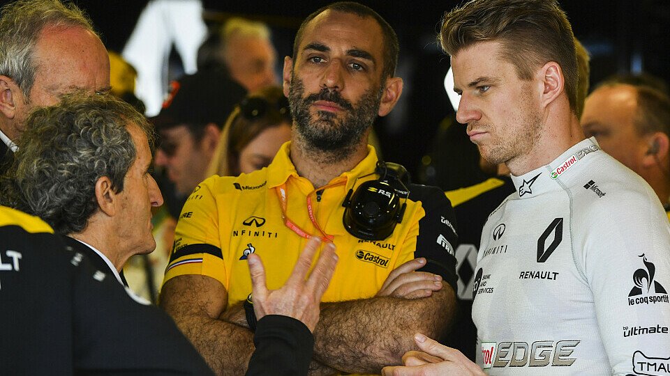 Renault-Teamchef Cyril Abiteboul spricht weiter in den höchsten Tönen von Nico Hülkenberg, Foto: LAT Images