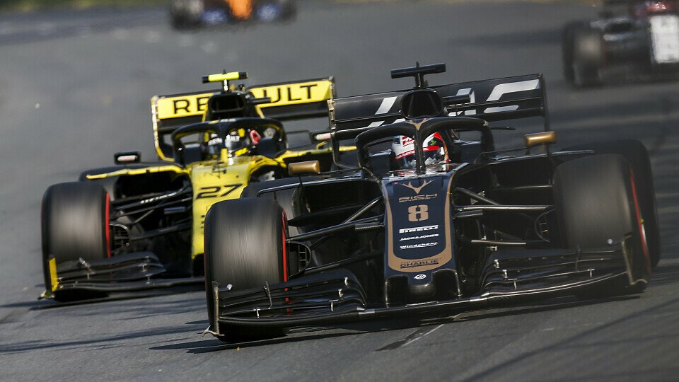 Haas begann die Formel-1-Saison 2019 in Australien vor Renault, Foto: LAT Images