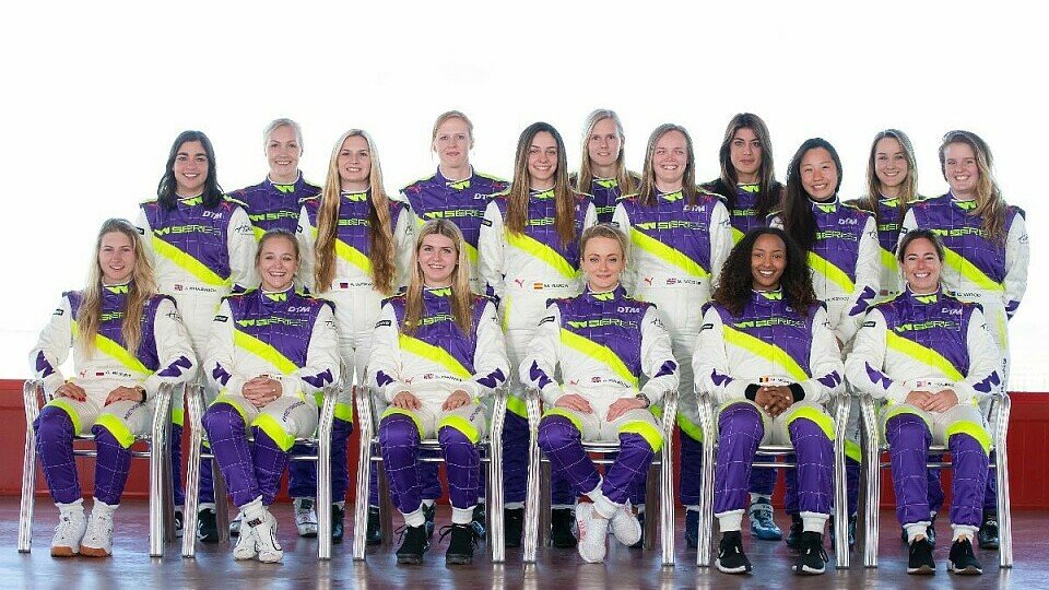 Diese Damen treten 2019 in der neuen W Series im Rahmen der DTM an, Foto: W Series