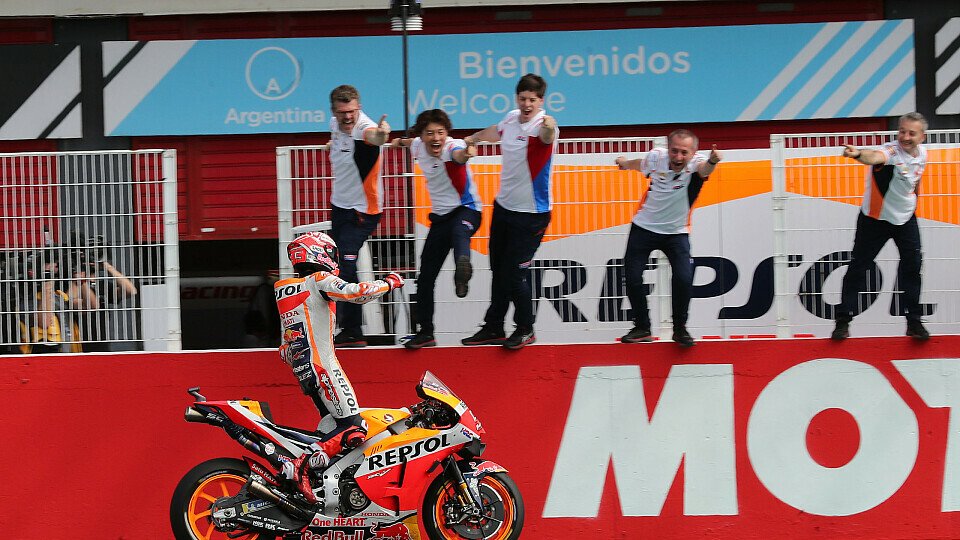 Der Argentinien-GP wurde für Marc Marquez zur Triumphfahrt, Foto: LAT Images