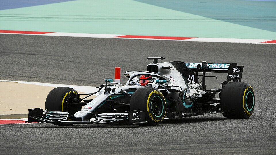 Mercedes holte sich in Bahrain die zweite Tagesbestzeit beim Test, Foto: LAT Images
