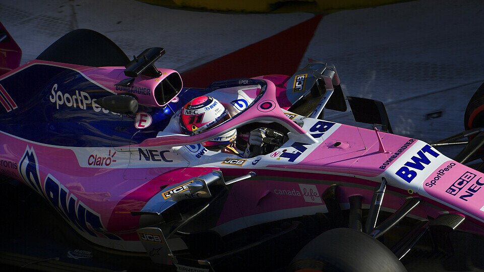 Racing-Point-Pilot Sergio Perez, Foto: LAT Images