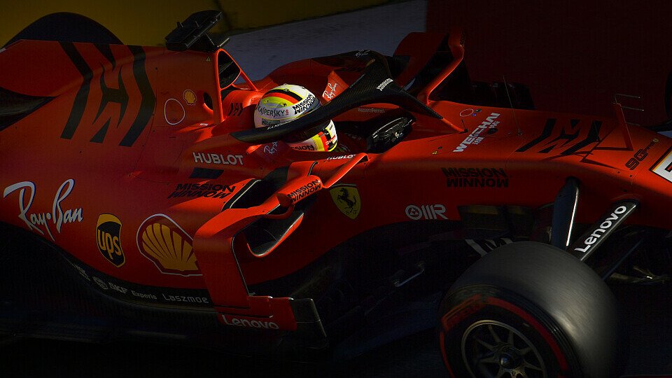 Sebastian Vettel bezweifelt, dass Ferrari in Baku so überlegen ist wie die Trainingszeiten Glauben machen, Foto: LAT Images