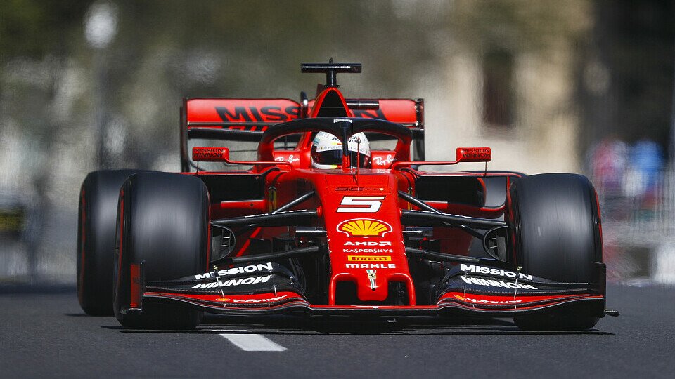 Sebastian Vettel war mit Rang drei in Baku noch glücklich, Foto: LAT Images