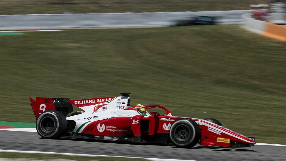 Mick Schumacher erlebte in Spanien in der Formel 2 mehrere Kollisionen