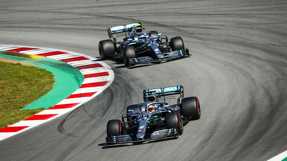 Mercedes-Pilot Lewis Hamilton gewann das Formel-1-Rennen in Barcelona vor Valtteri Bottas, Foto: LAT Images