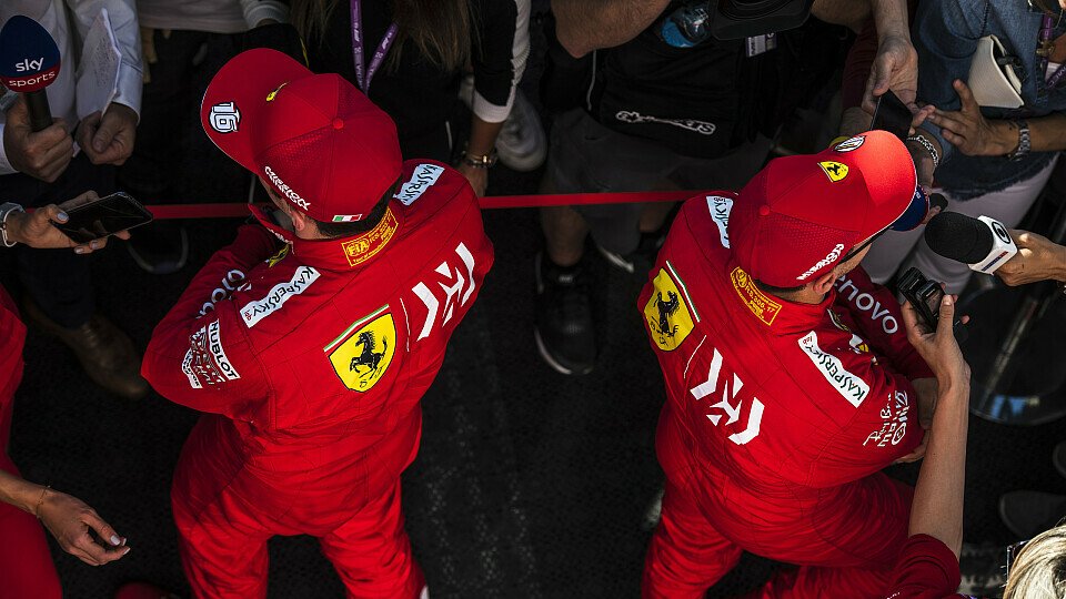Sebastian Vettel und Charles Leclerc: Das Duell bei Ferrari ist aufregender als der Kampf um die WM-Spitze, Foto: Ferrari
