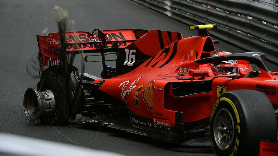 Charles Leclerc crashte schon 2019 in Monaco