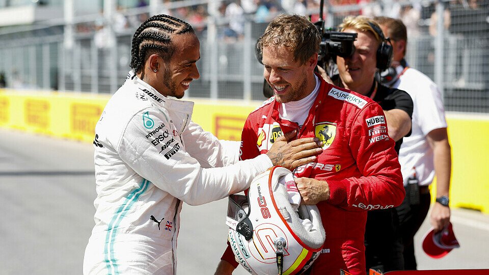Lewis Hamilton nahm die Qualifying-Niederlage gegen Formel-1-Rivale Sebastian Vettel in Montreal sportlich, Foto: LAT Images