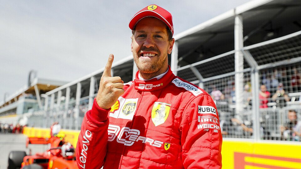 Sebastian Vettel feierte seine erste Pole seit Hockenheim 2018 ausgelassen, Foto: LAT Images