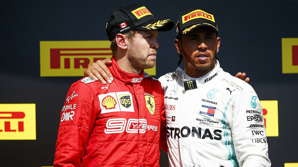 Lewis Hamilton stärkt Sebastian Vettel nach dessen Aktion im Formel-1-Rennen in Kanada den Rücken, Foto: LAT Images