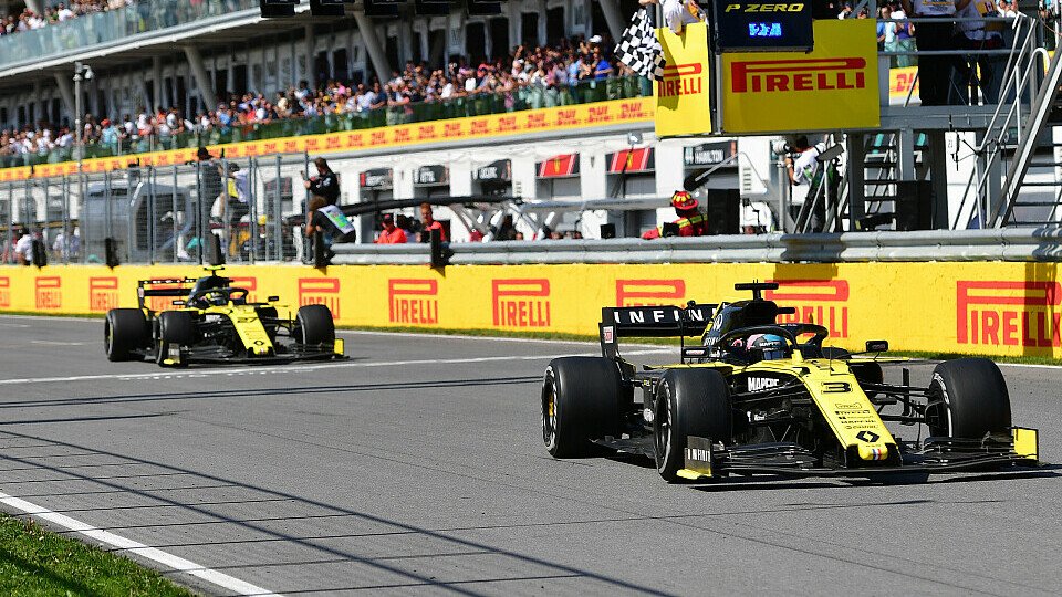 Das Renault-Teamduell zwischen Ricciardo und Hülkenberg wurde in Kanada eng, Foto: LAT Images