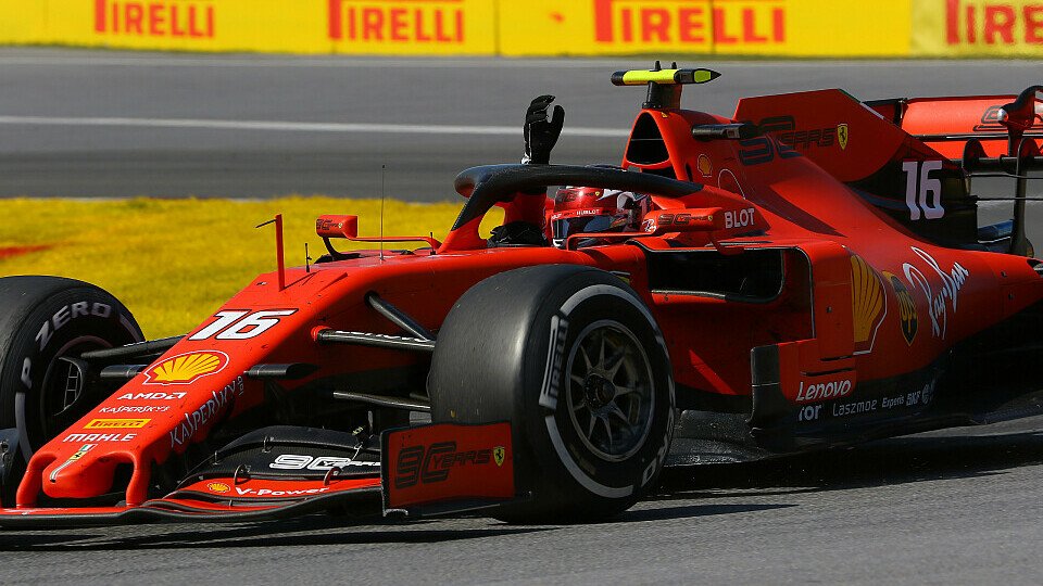 Charles Leclerc wusste bis zur Auslaufrunde in Kanada nichts von einer Strafe für Sebastian Vettel, Foto: LAT Images