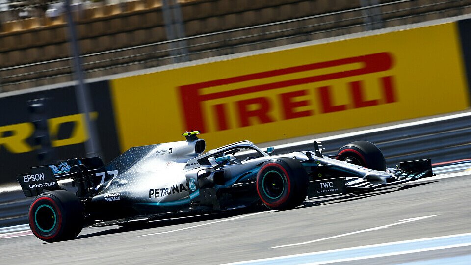Valtteri Bottas sicherte Mercedes auch im 2. Freien Training der Formel 1 in Frankreich die Bestzeit