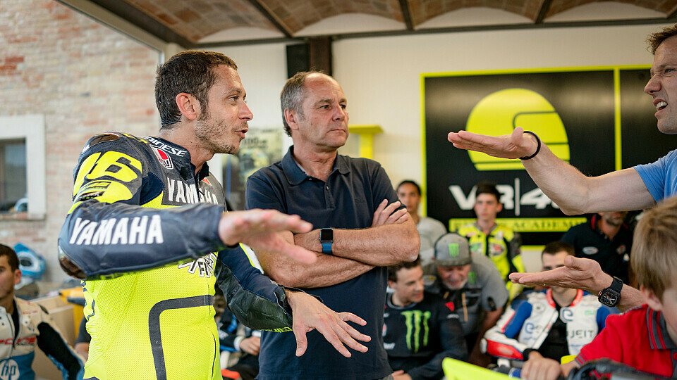 2019 auf der berühmten Ranch: Valentino Rossi und Gerhard Berger