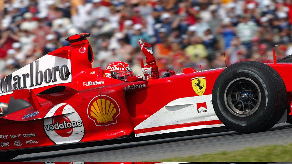Michael Schumacher gewann im Ferrari F2004 in Hockenheim, Foto: LAT Images