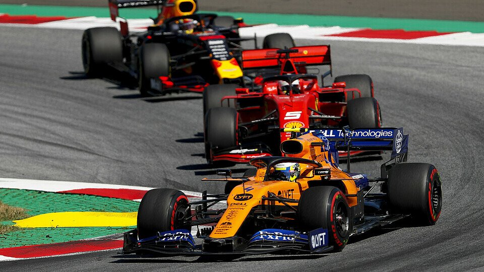 Formel-1-Rookie Lando Norris legte sich in Österreich mit den Stars der Top-Teams an, Foto: LAT Images