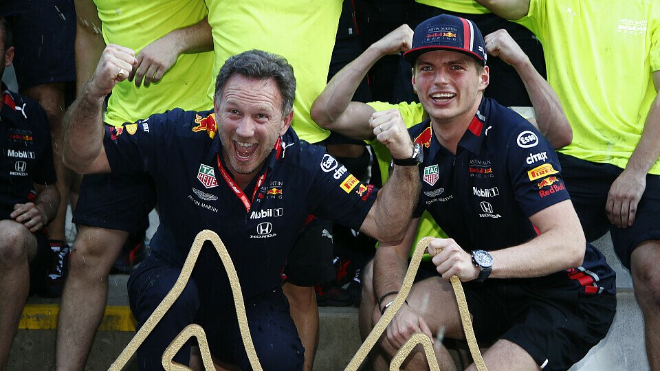 Red-Bull-Teamchef Christian Horner sah beim Manöver von Max Verstappen gegen Charles Leclerc kein Fehlverhalten, Foto: LAT Images