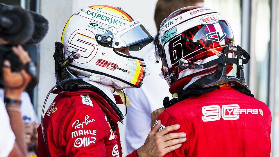 Sebastian Vettel hat 2019 nicht nur mit Teamkollege Charles Leclerc zu kämpfen, Foto: Ferrari