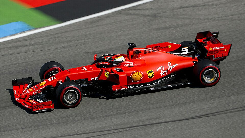 Sebastian Vettel holte sich die erste Bestzeit in Hockenheim, Foto: LAT Images
