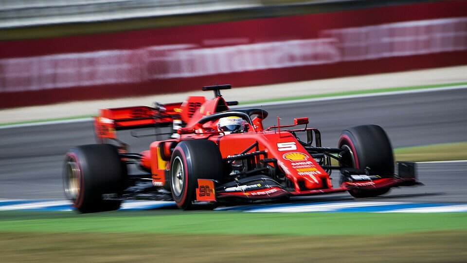 Sebastian Vettel fühlte sich im Ferrari in den Formel-1-Trainings auf dem Hockenheimring wieder wohl, Foto: LAT Images
