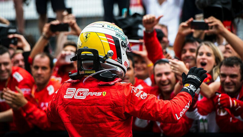 Sebastian Vettel hatte beim Formel-1-Rennen eine zuweilen mühsame Aufholjagd, Foto: Ferrari