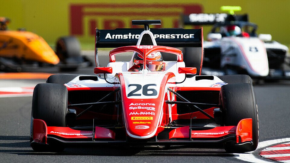 Ferrari-Youngster Marcus Armstrong gewann das Sonntagsrennen der Formel 3 in Ungarn, Foto: LAT Images