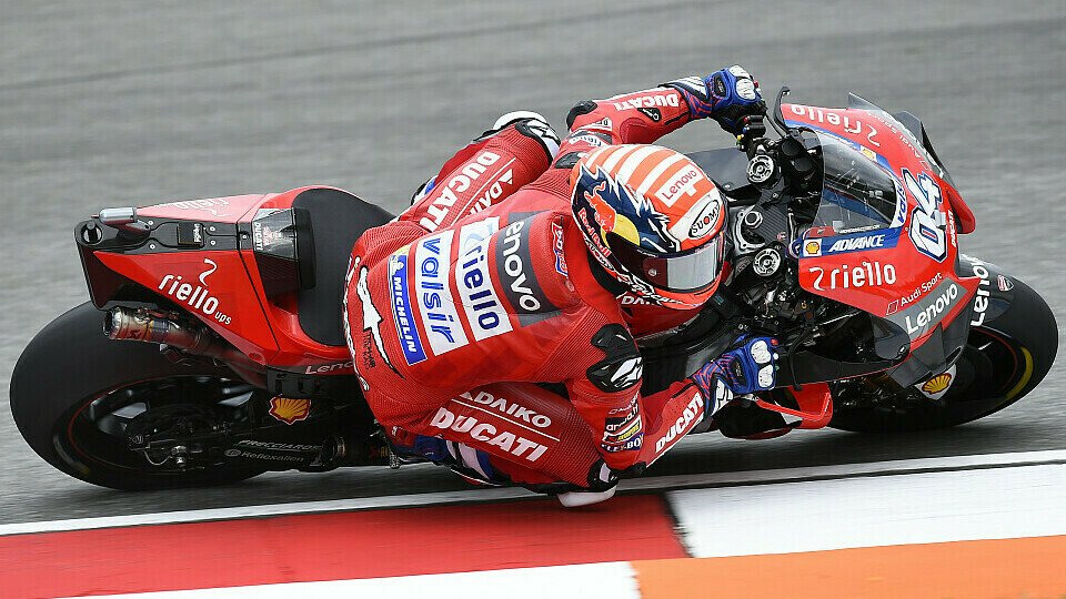 Andrea Dovizioso gab das Tempo vor, Foto: Ducati