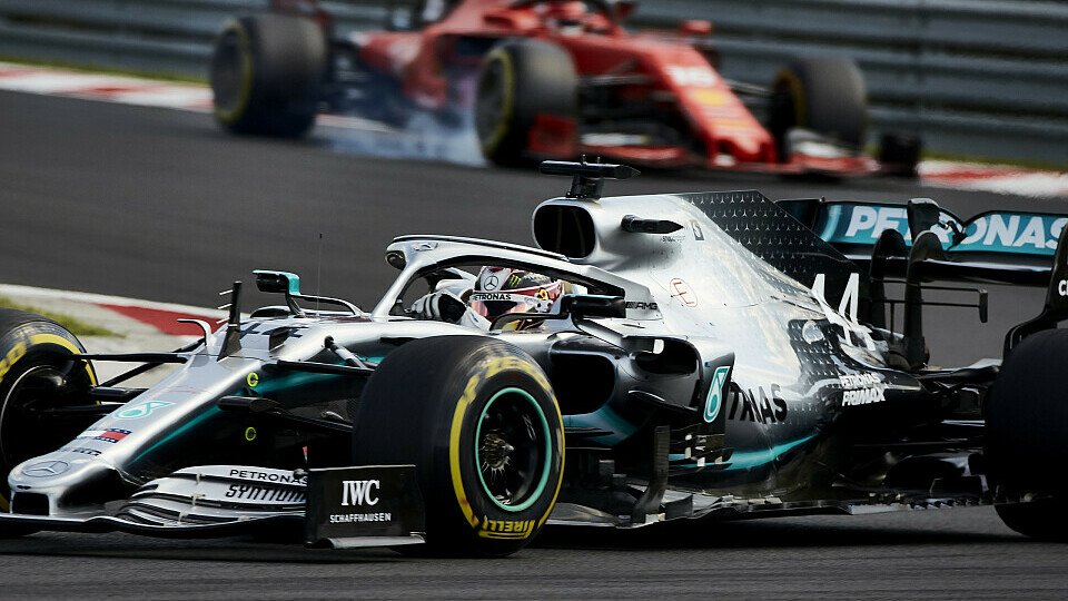 Ferrari verschwand beim Ungarn-GP der Formel 1 weit hinter Mercedes und Lewis Hamilton, Foto: LAT Images
