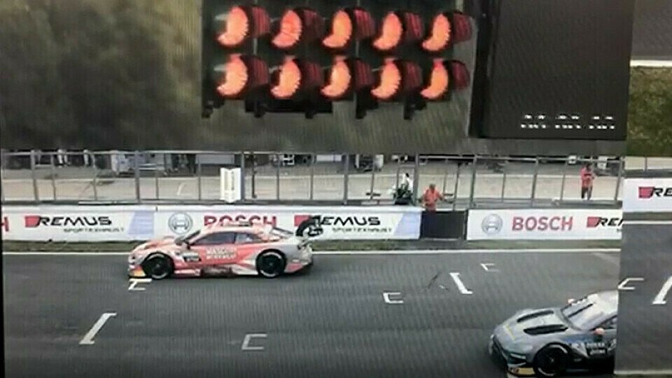 Im Video zu sehen: Paul Di Resta rollte beim Start zu früh an, Foto: Screenshot