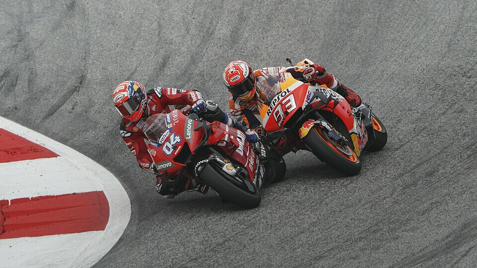 Andrea Dovizioso und Marc Marquez lieferten in Spielberg eine Show der Extraklasse, Foto: MotoGP