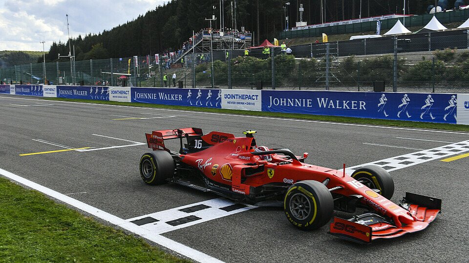 Der Ferrari SF90 beim GP von Belgien 2019 befindet sich nun im Besitz von Charles Leclerc., Foto: LAT Images