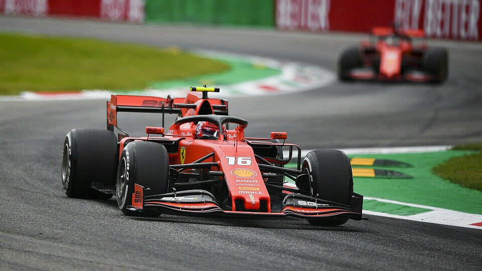 Charles Leclerc sicherte Ferrari im 2. Freien Training der Formel 1 in Monza die zweite Bestzeit des Wochenendes, Foto: LAT Images