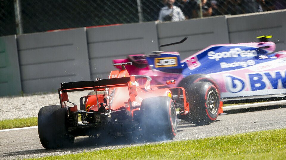 Sebastian Vettel leistete sich Monza einen dicken Fehler