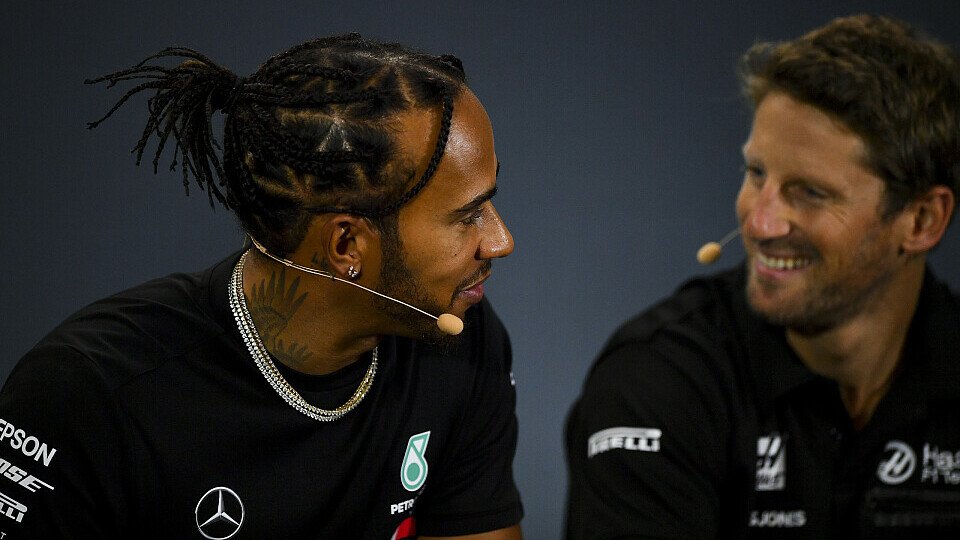 Romain Grosjean will einen von Lewis Hamiltons Mercedes-Boliden testen, Foto: LAT Images