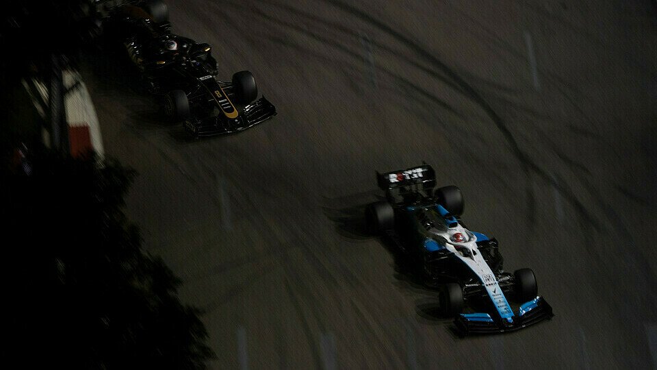 George Russell und Romain Grosjean wurden sich beim Formel-1-Rennen in Singapur nicht über die Vorfahrt einig