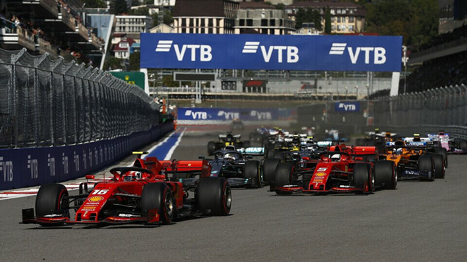 Im vergangenen Jahr sorgte Ferrari in Russland mit einer interessanten Taktik für Schlagzeilen, Foto: LAT Images