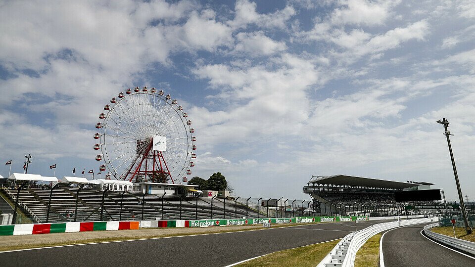 Noch zeigt sich das Wetter über dem Suzuka Circuit gnädig, Foto: LAT Images