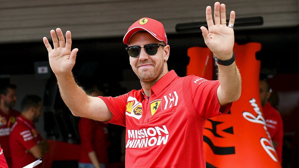 Sebastian Vettel verabschiedet sich von Ferrari, Foto: LAT Images