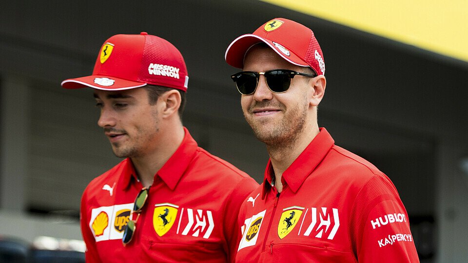 Sebastian Vettel hält nichts von Vergleichen mit Charles Leclerc, Foto: LAT Images