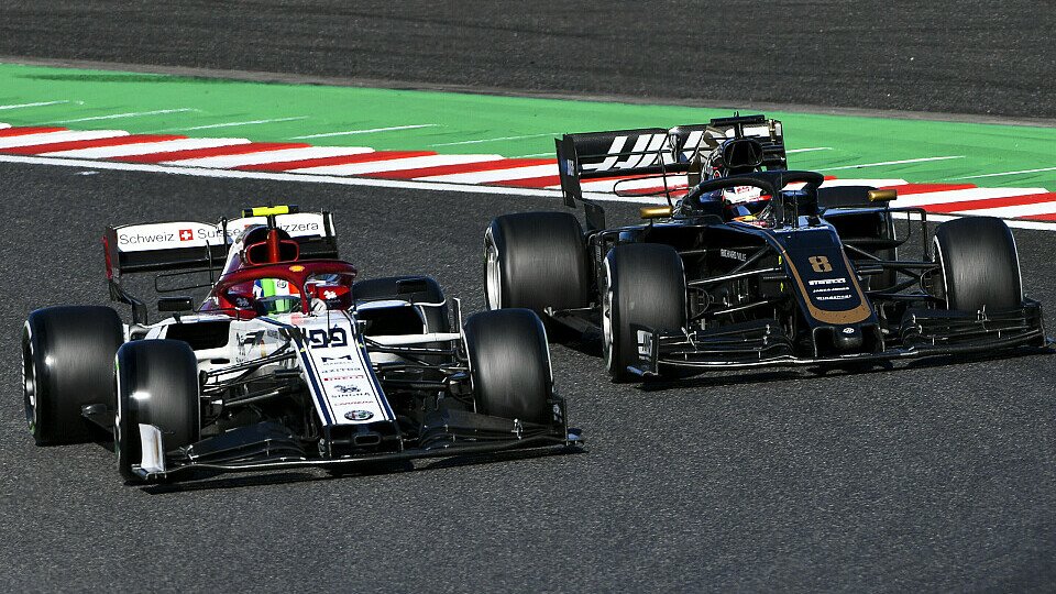 Alfa Romeo kämpfte in Japan nur mit Haas um die letzten Ränge vor Williams, Foto: LAT Images