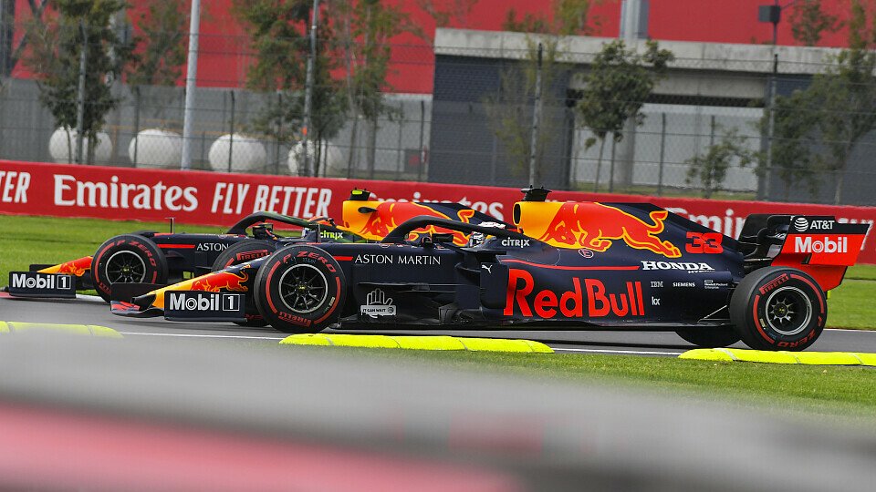 Red Bull war in den Trainings der Formel 1 in Mexiko hinter Ferrari die zweite Kraft, Foto: LAT Images